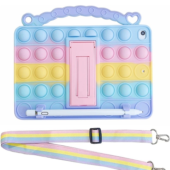 Push Pop Fidget Case for iPad Air 1/ipad 5/2017 9.7inch Soft Silicone Shockproof - Picture 4 of 4